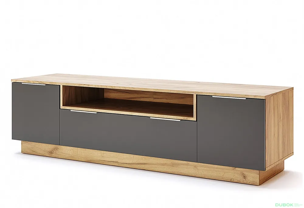 TV stolek 1,8 m Lava / dub kraft Luna Autentický