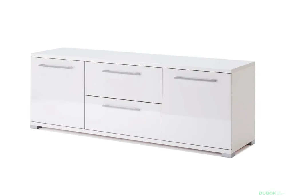TV stolek 1,5 m bílý lesk Family Kup Teď