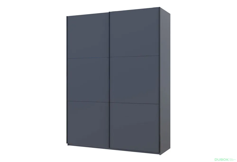 Skříň G-Caiser Doros s 2 dveřmi DTD, 180 cm, grafit Aktuální