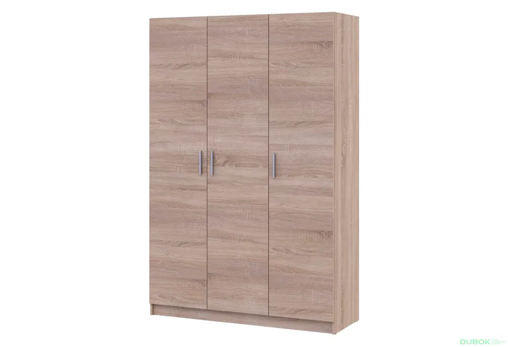 Skříň Promo se 3 dveřmi 135 cm, Dub Sonoma Výprodej
