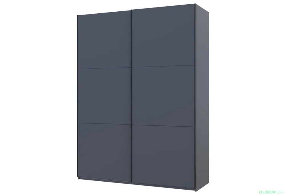 Skříň G-Caiser Doros s 2 dveřmi DTD, 160 cm, grafit Akce