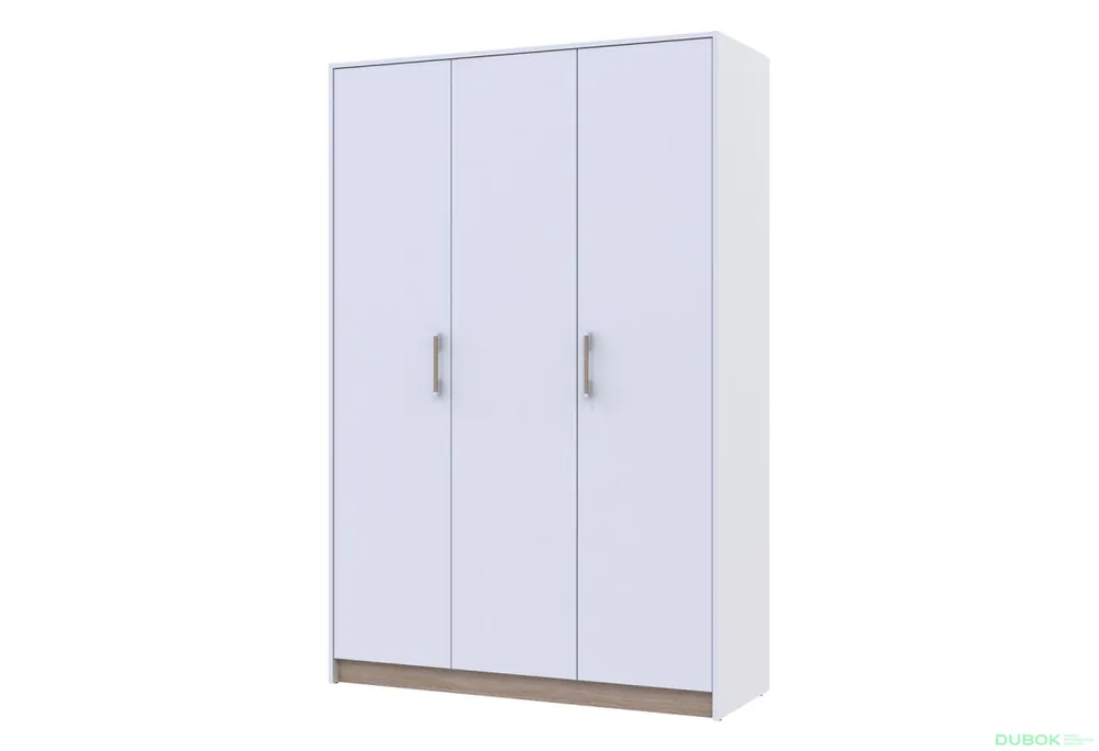 Časově Omezené Skříň Austin 3 LTD 135 cm, bílá