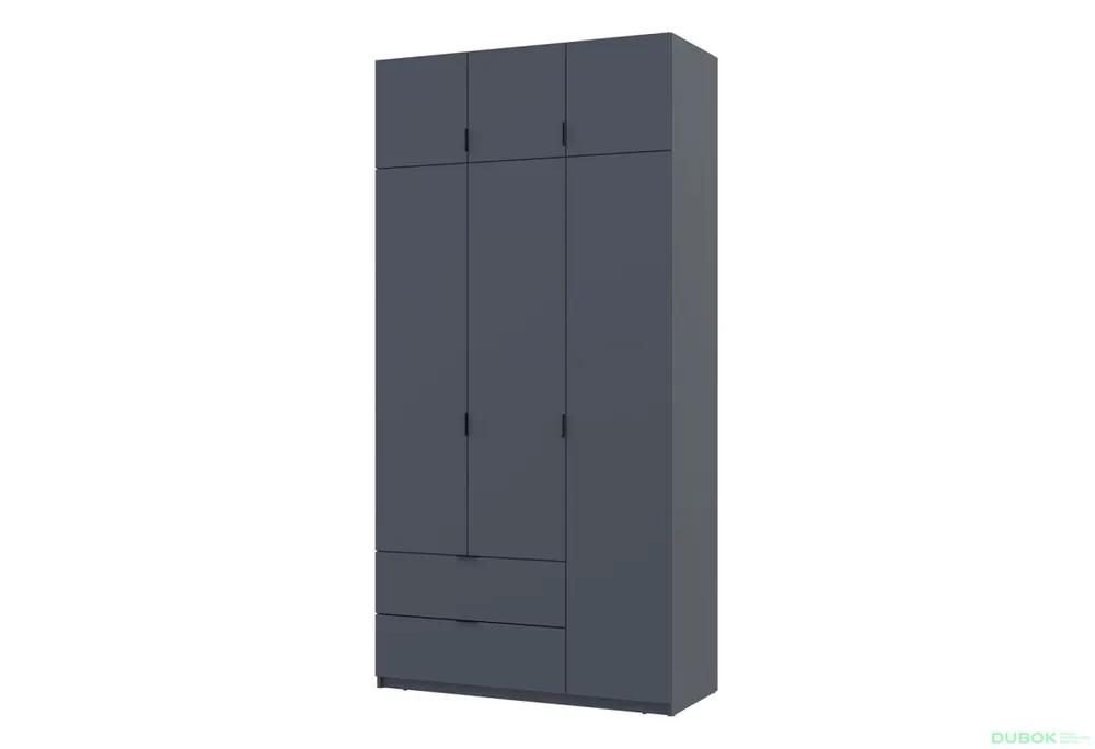 Skříň čtyřdveřová Lukas 120 cm grafit Top Prodej
