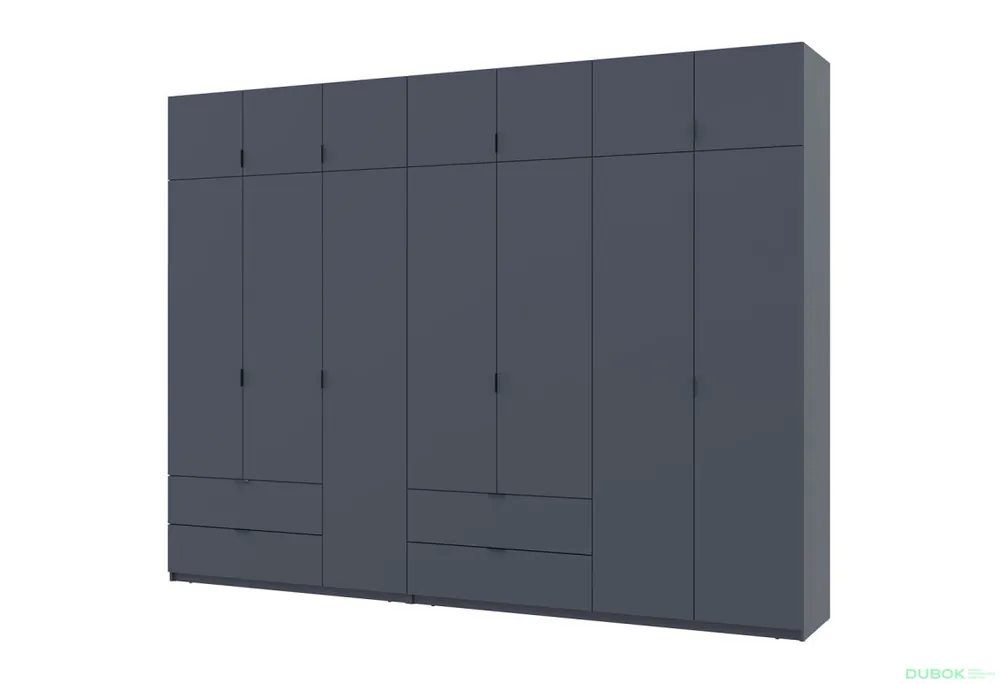 Pouze Dnes Skříň Lukas 3+4 DT 315 grafit