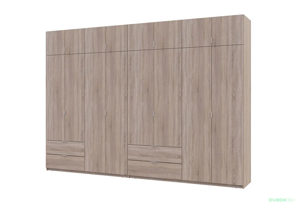 Nejprodávanější Skříň Lukas 4+4 DT 340 dub sonoma