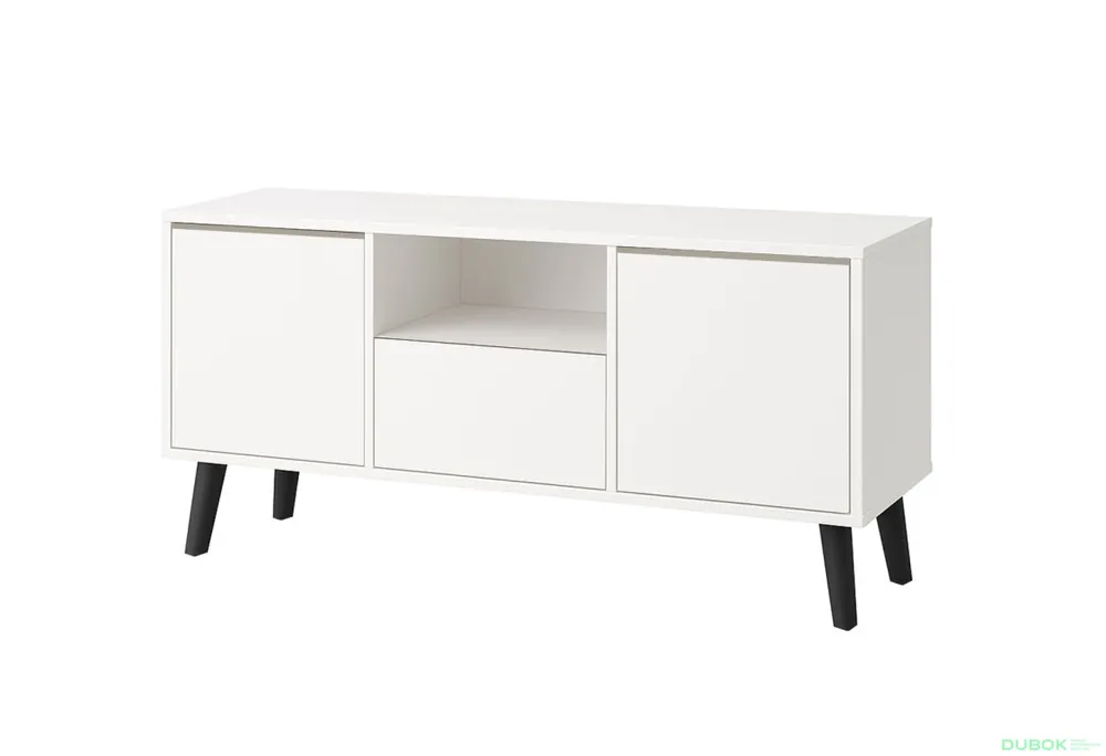 Cenově Výhodný TV stolek 2d1s Borg biały (P)