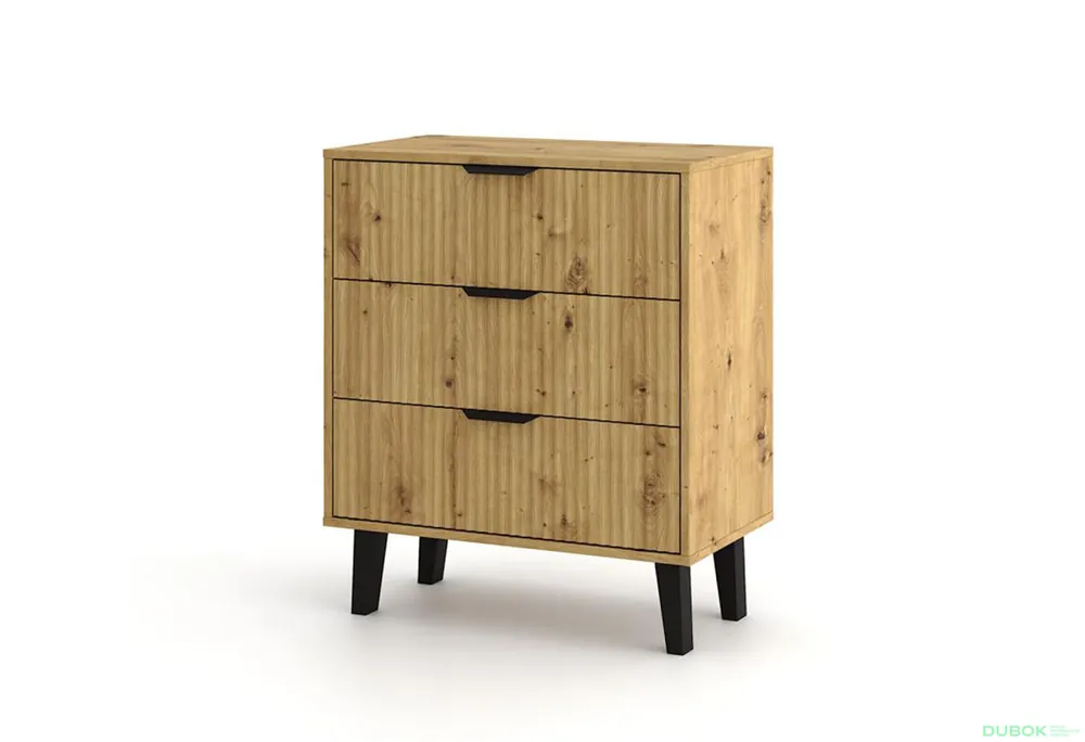 Komoda Borg Duo 3Š dub artisan Ověřený