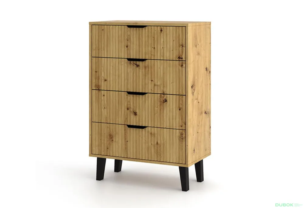 Komoda Borg Duo 4Š dub artisan Ověřený