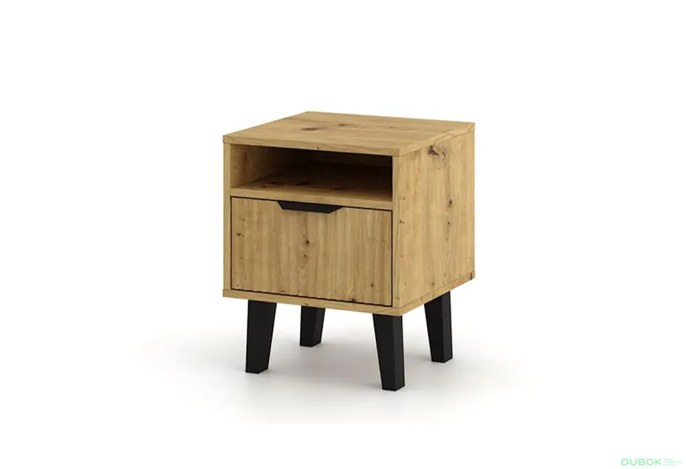 Cenová Bomba Noční stolek Borg Duo 1S dub artisan