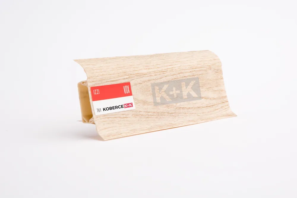 Poslední Šance Obvodová soklová lišta plastová (pro PVC a vinyl) jasan rustic 761 - 250cm