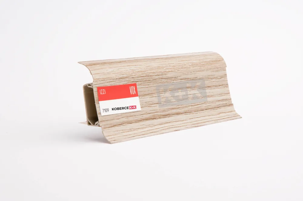 Obvodová soklová lišta plastová (pro PVC a vinyl) dub skalní 7109 - 250cm Akční Nabídka
