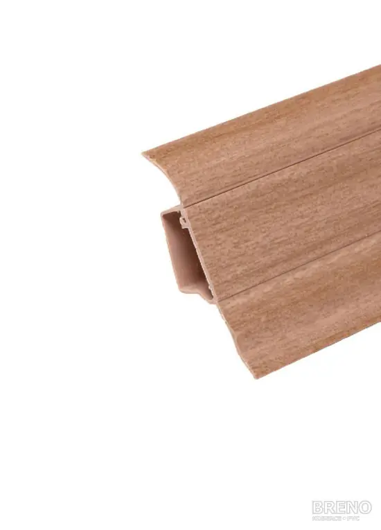 Nejprodávanější Obvodová soklová lišta plastová Döllken SLK 50 - W185 Akát zlatý (pro PVC a vinyl) - 250cm