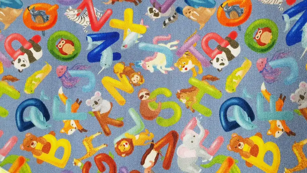 Vrácení Zdarma Metrážový koberec ABC KIDS