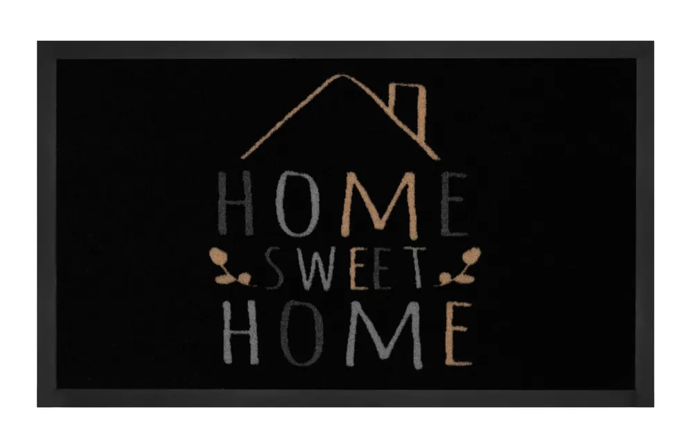 Protiskluzová rohožka Printy 103797 Black Creme Levný