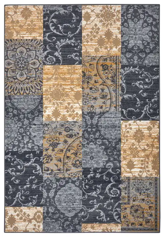 Originální Kusový koberec Gloria 105522 Grey Mustard
