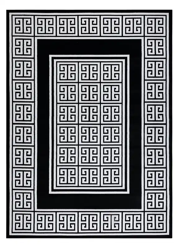 Kusový koberec Gloss 6776 85 greek black/ivory Víkendová Akce
