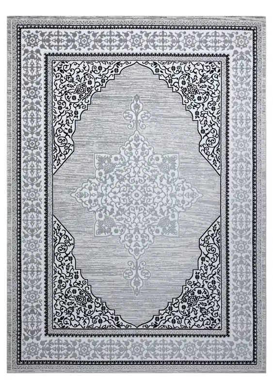 Výhodná Nabídka Kusový koberec Gloss 8490 52 Ornament ivory/grey