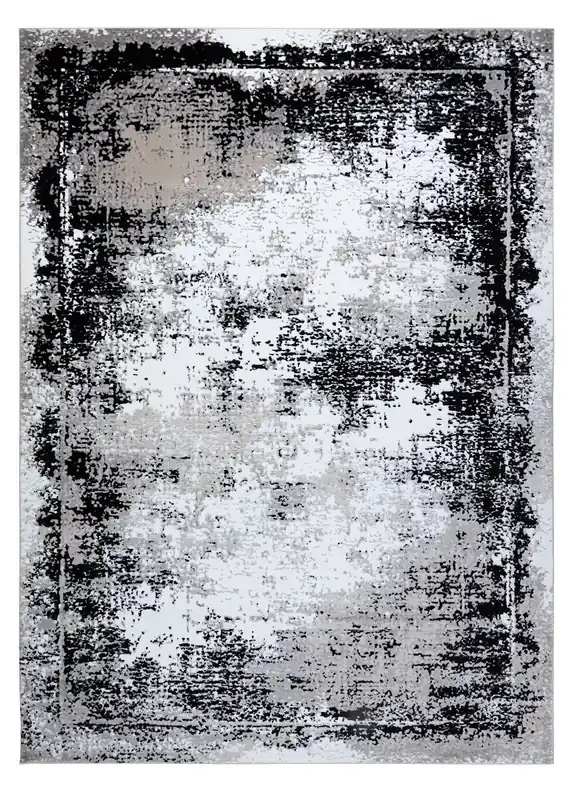 Cenově Výhodný Kusový koberec Gloss 8493 78 Vintage grey/black