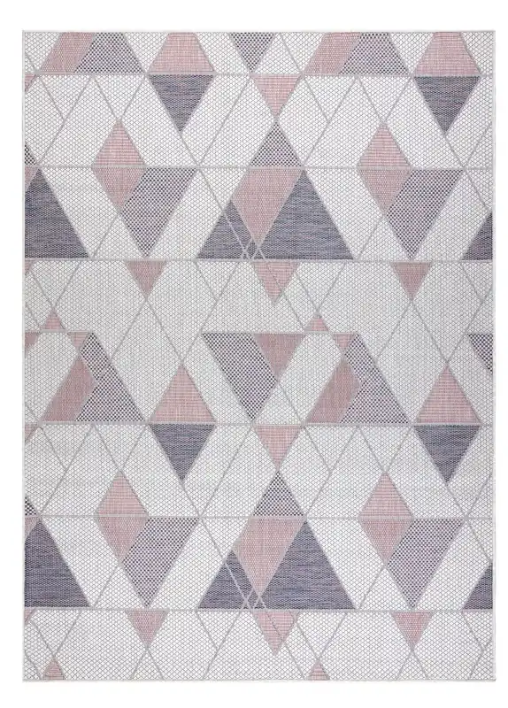 Kusový koberec Sion Sisal Triangles 3006 ecru/pink – na ven i na doma Horká Nabídka