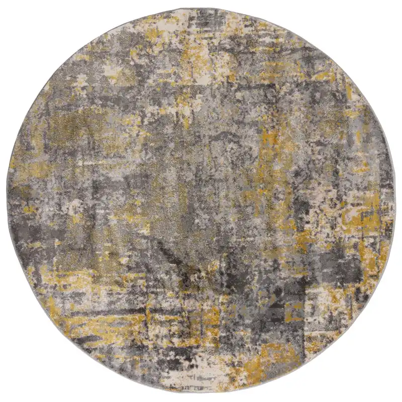 Kusový koberec Cocktail Wonderlust Grey/Ochre kruh Výhodná Nabídka