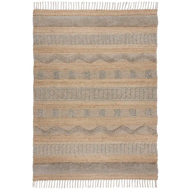 Jen Po Omezenou Doba Kusový koberec Jubilant Medina Jute Natural/Grey
