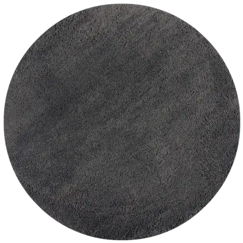 Kusový koberec Shaggy Teddy Charcoal kruh Ihned K Objednání