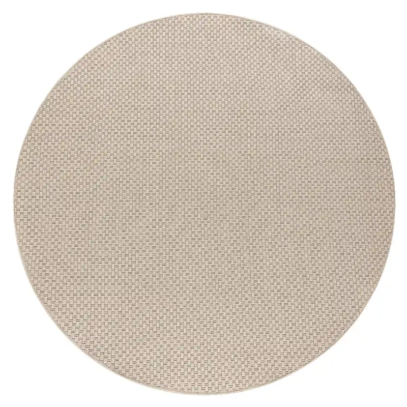 Kusový koberec Timo 6272 Beige kruh – na ven i na doma Tovární Cena