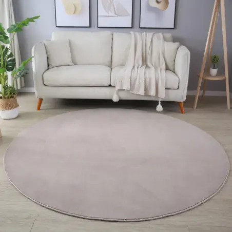 Kusový koberec kruh Sky 5400 beige Nejlepší Volba