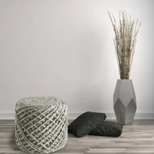 Akce Pletený puf Pouf Royal 888 sand