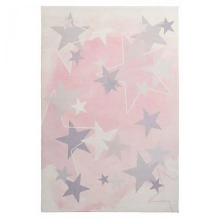 Dětský koberec Stars 410 pink Zlevněný