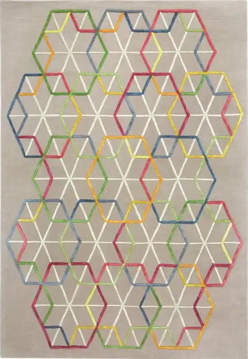 Kusový koberec Hexagon 233.001.990 Ligne Pure Cenově Výhodný