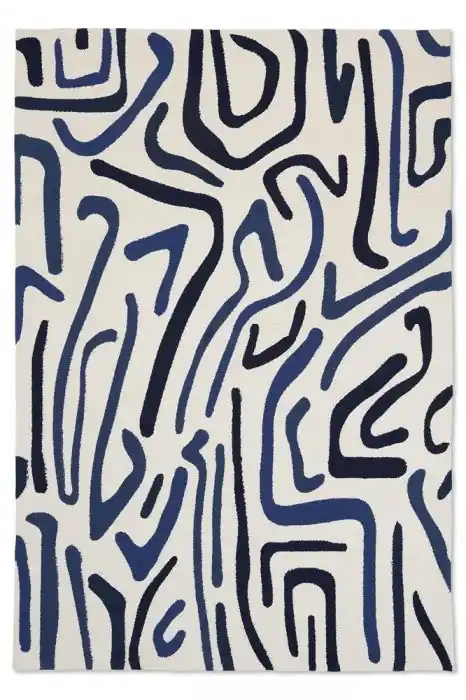 Víkendová Akce Outdoorový koberec Harlequin Synchronic japanese ink/origami 442308 Brink & Campman
