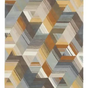 Akce Vlněný kusový koberec Harlequin Arccos Ochre 40206 Brink & Campman