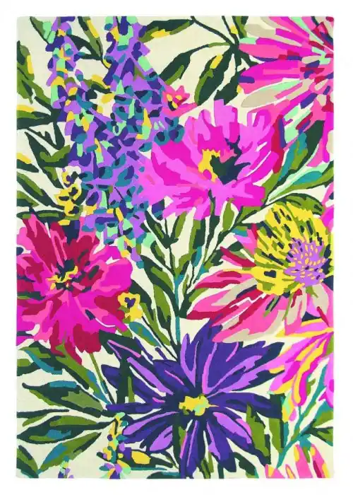 Cenový Hit Vlněný kusový koberec Harlequin Floreale Fuchsia 44905 Brink & Campman