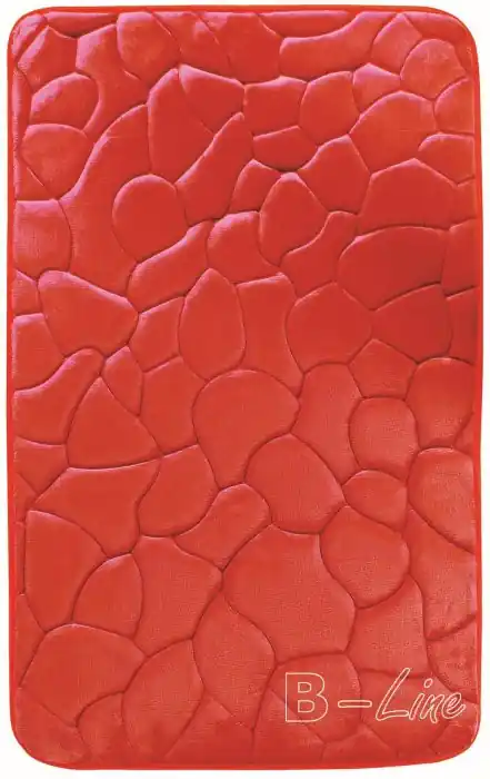 Koupelnová předložka 3D 0133 red Poslední Šance