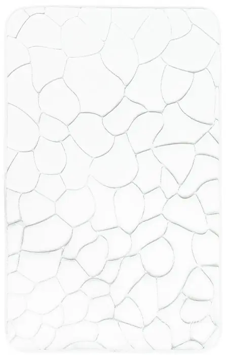 Koupelnová předložka 3D 0133 white Značkový