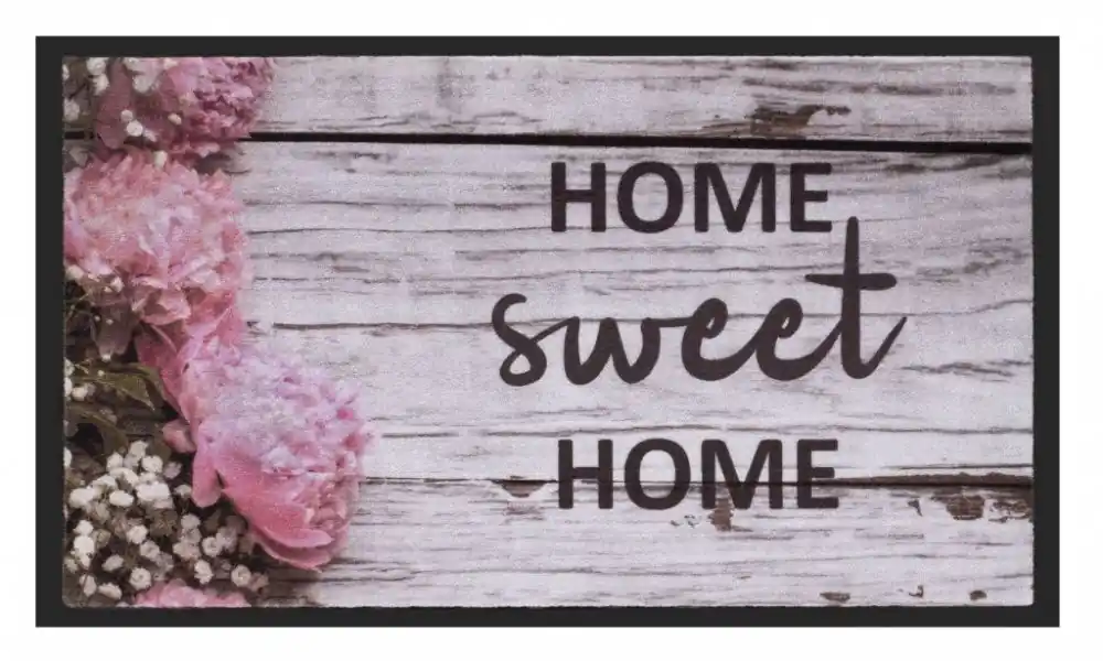 Rohožka 585 Image 175 home sweet home peonies Výhodná Nabídka