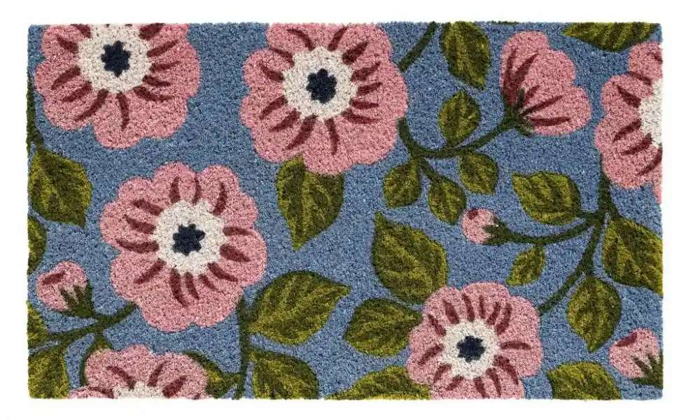 Rohožka 147 Ruco print 646 flowers blue Levný