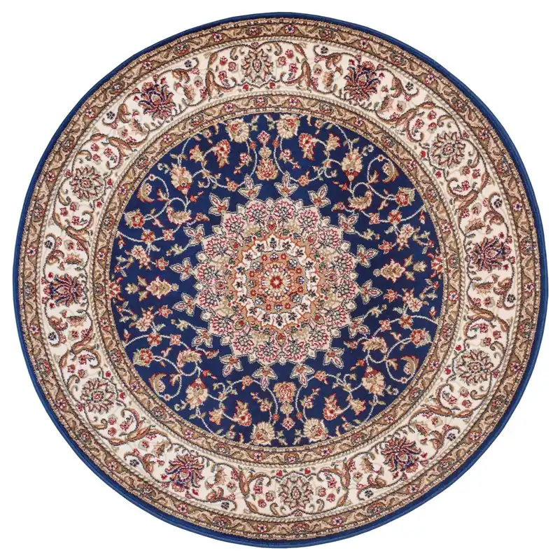 Kusový koberec Herat 105279 Blue Cream kruh Must-Have