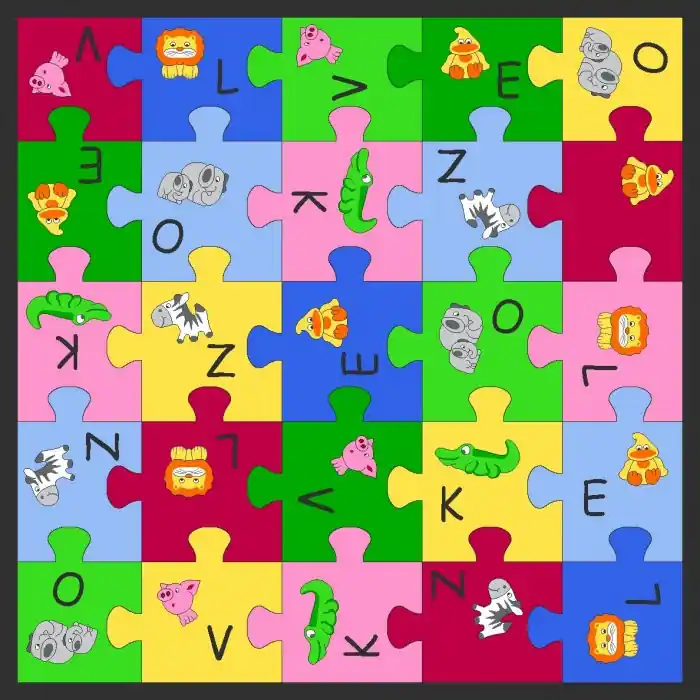 Dětský koberec Puzzle Nová Kolekce