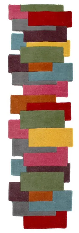 Nejprodávanější Běhoun Abstract Collage Multi