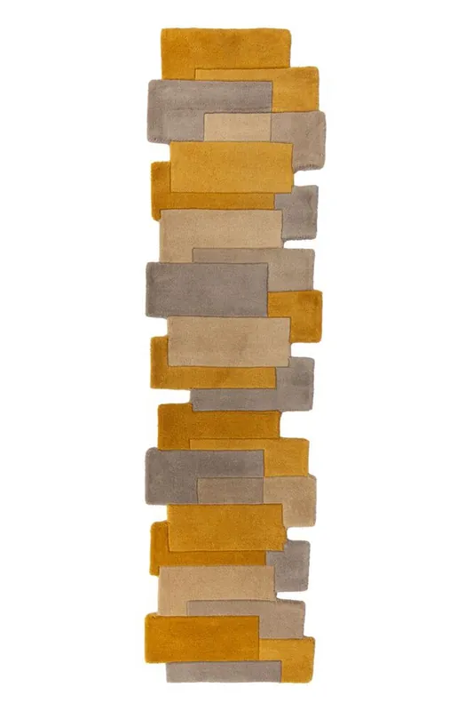 Běhoun Abstract Collage Ochre/Natural Dokud Zásoby Vydrží