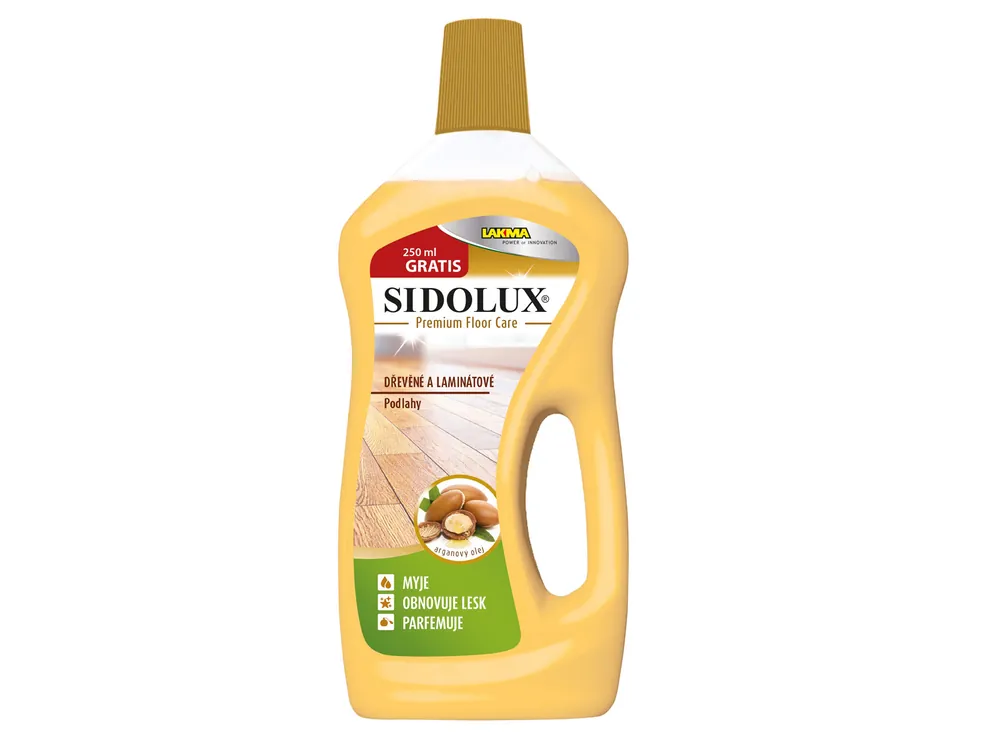 Sidolux Premium Floor Care - Dřevěné a laminátové podlahy - arganový olej 750ml Jen Po Omezenou Doba