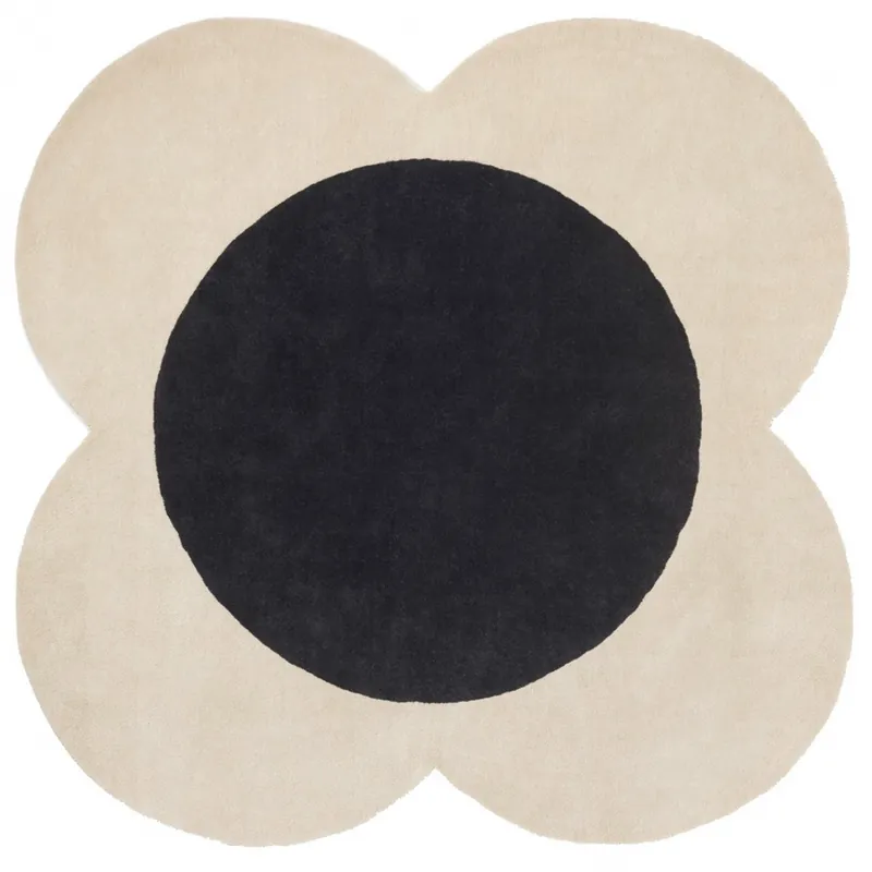 Aktuální Orla Kiely Flower Spot ecru/black 158409
