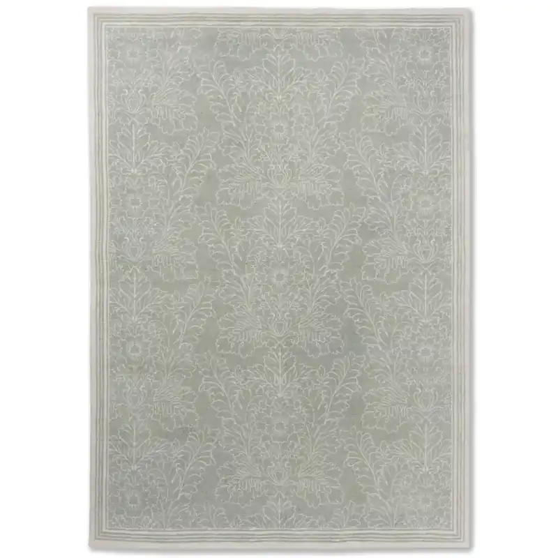 Bavlněný designový koberec Laura Ashley Silchester pale sage 81107 Poslední Šance