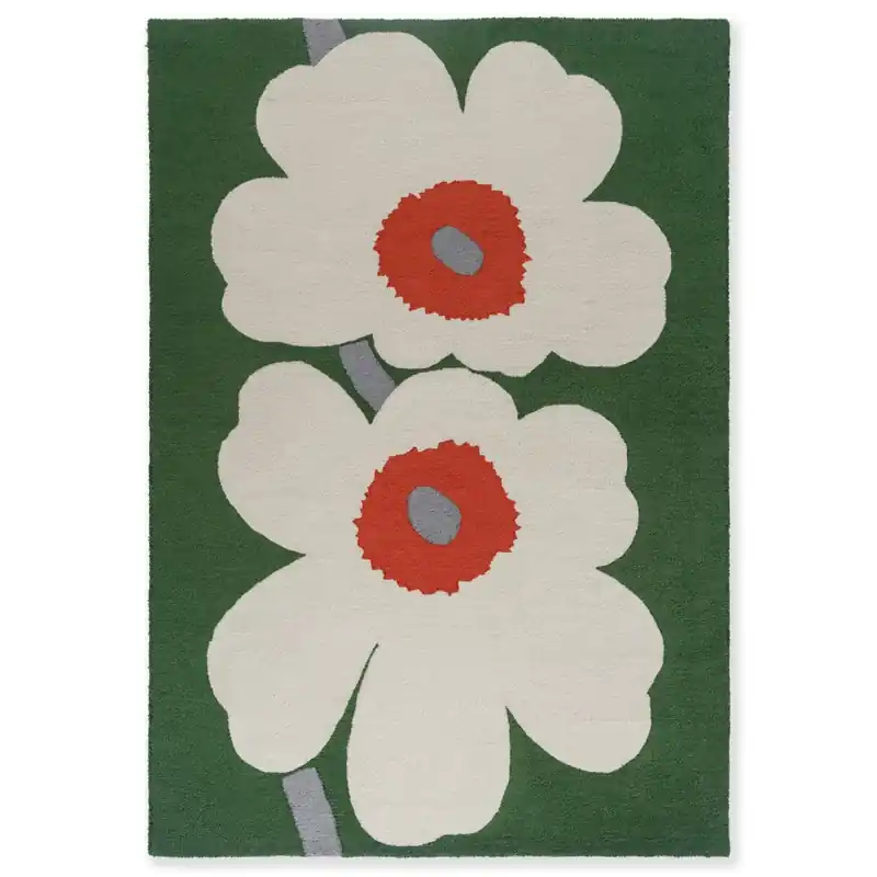 Outdoorový koberec Marimekko unikko 60th anniversary green 433007 Novinka