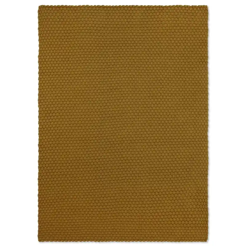 Jednobarevný outdoorový koberec B&C Lace golden mustard 497006 Nejlepší Volba