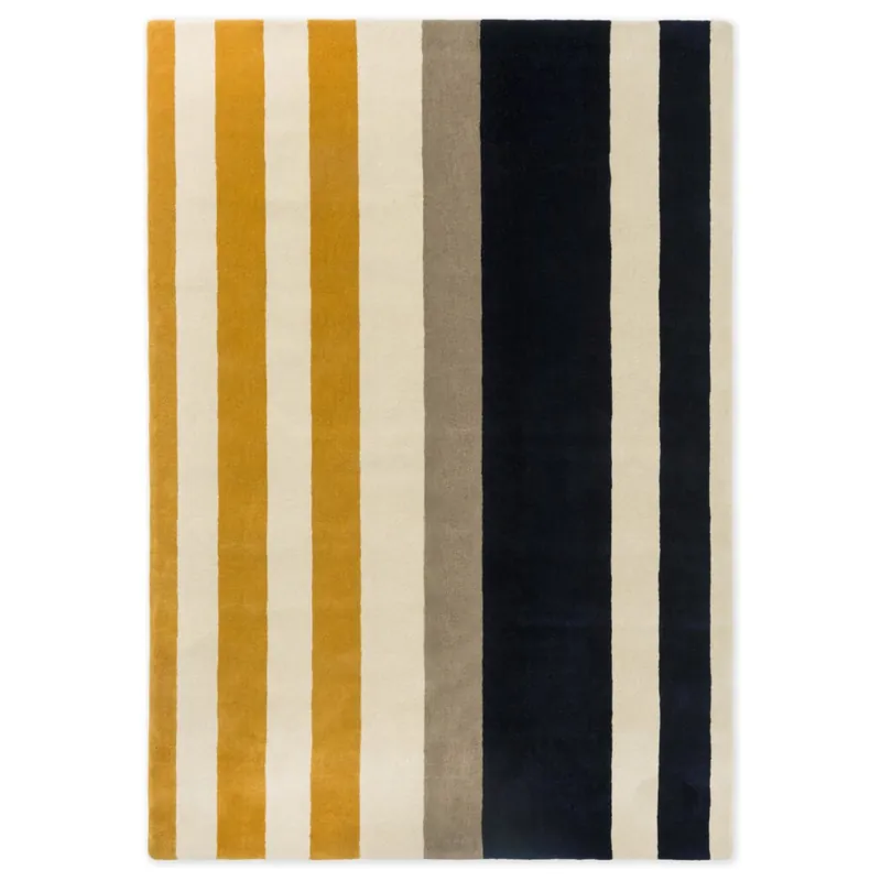Originální Designový vlněný koberec Marimekko Ralli žlutý 132606