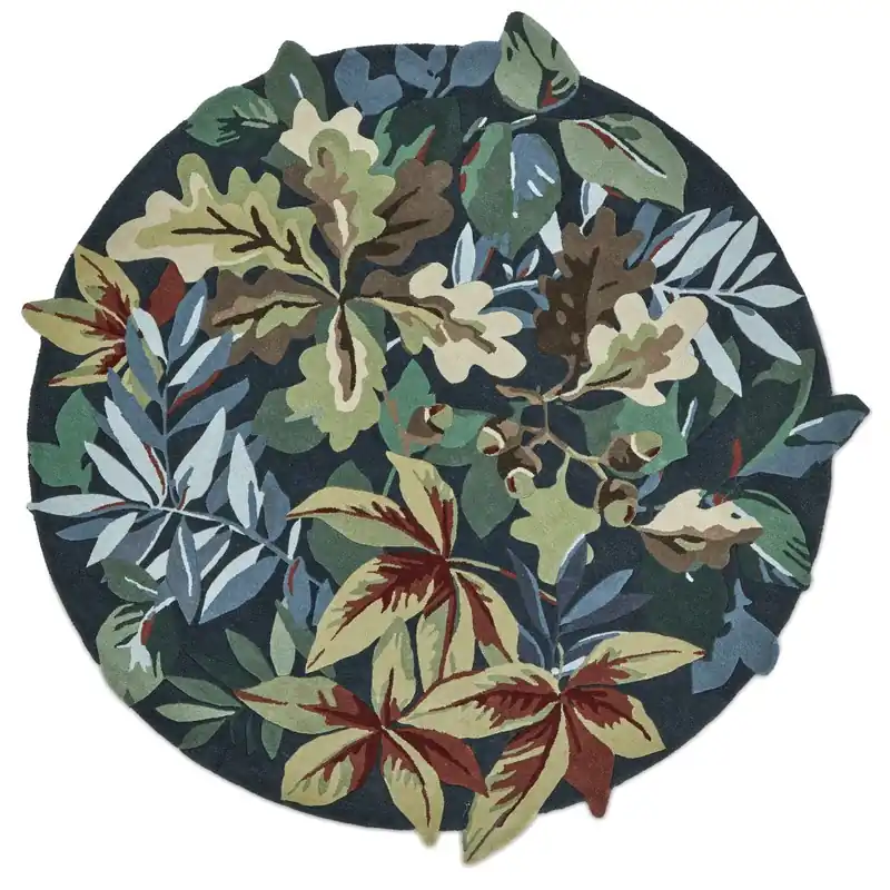 Nakupujte Hned Vlněný kruhový koberec Sanderson Robin´S Wood Forest green146508