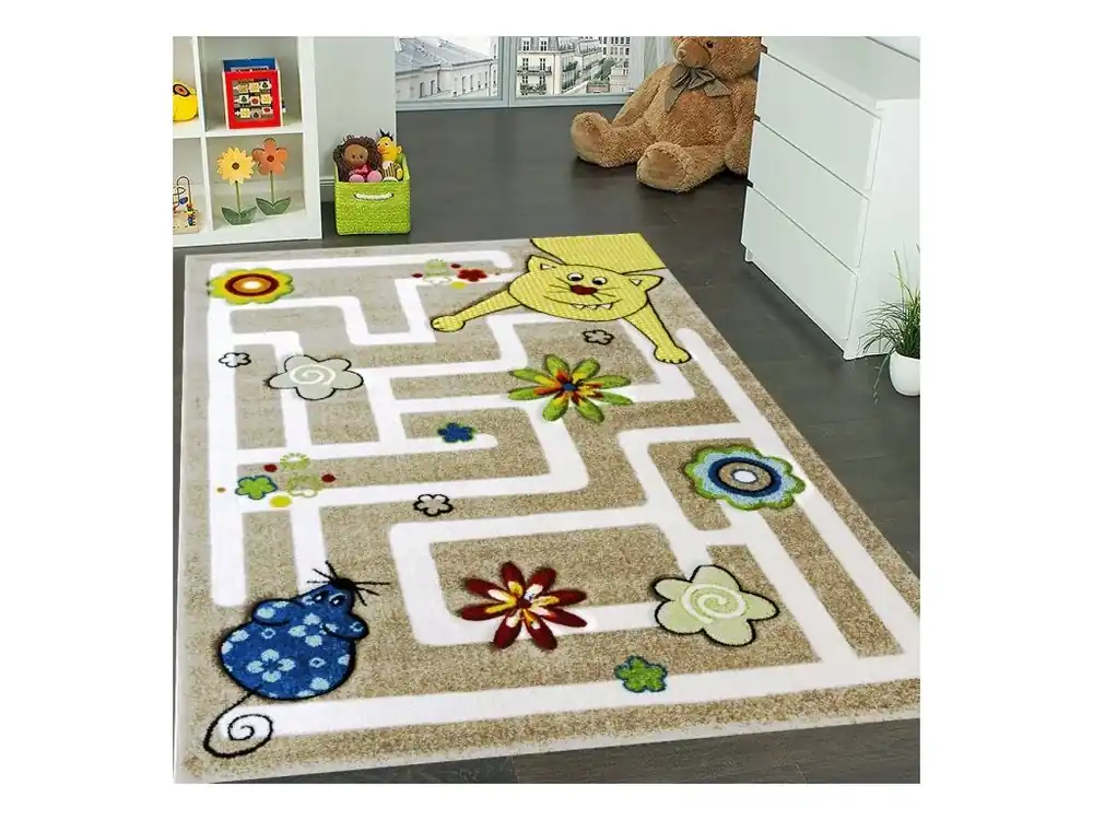 Super Cena Dětský koberec Smart Kids 22303 beige